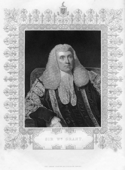Sir William Grant (1752-1832), Scottish lawyer and politician, 19th century.Artist: WH Mote