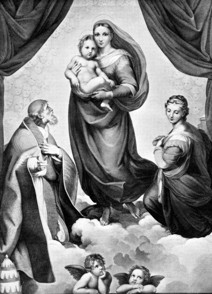 The Madonna in San Sisto, c1512, (1893). Artist: John L Stoddard