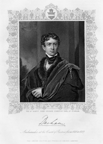 John George Lambton, Earl of Durham, 19th century. Artist: J Cochran