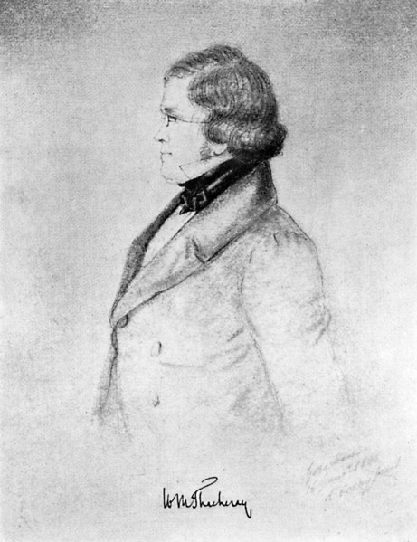 William Makepeace Thackeray, Anglo-Indian novelist, (1912).  Creator: Unknown.