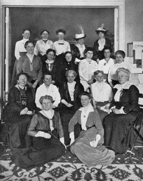 The international gathering of the women suffrage workers, 1914, (c1920). Artist: Unknown