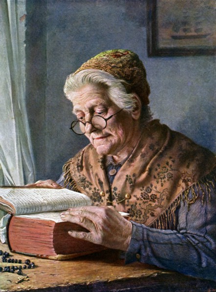 'The Family Bible', 1902-1903. Artist: Frederick Jasper