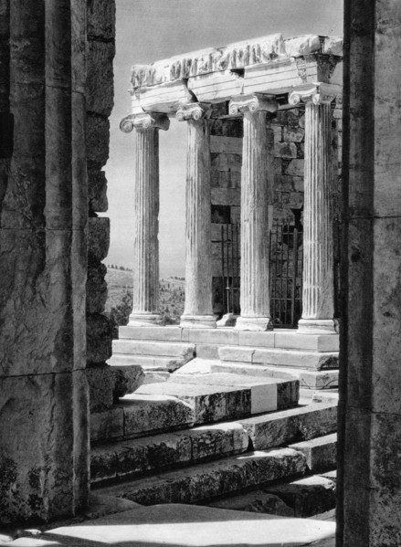Temple of Nike, Athens, 1937. Artist: Martin Hurlimann
