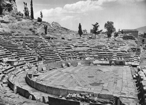 Theatre of Dionysus, Athens, 1937. Artist: Martin Hurlimann