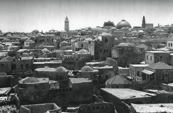 Jerusalem and Dome of the Church of the Holy Sepulchre, 1937. Artist: Martin Hurlimann