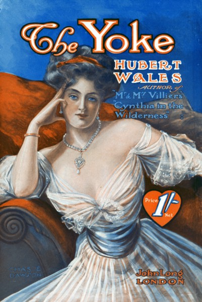 Advertisement for the book The Yoke, by Hubert Wales, 1908-1909. Artist: Unknown