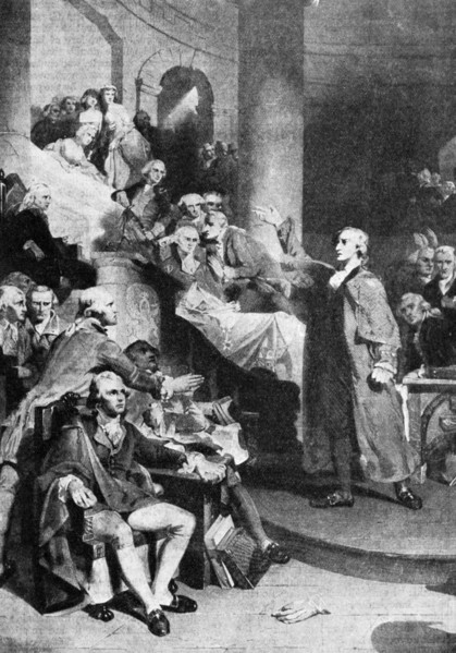Patrick Henry (1736-1799), American revolutionary, 1775 (1935).Artist: Peter Frederick Rothermel