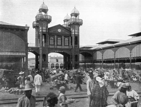 The market place, Port-au-Prince, Haiti, 1926. Artist: Unknown