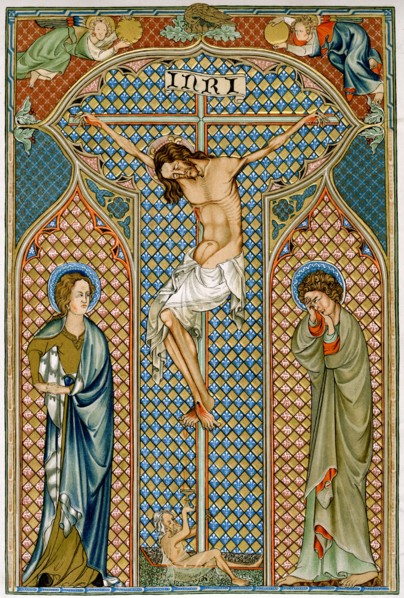 Crucifixion, early 14th century. Artist: Unknown
