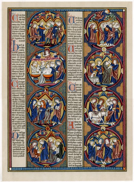 Bible scenes, late 13th century. Artist: Unknown