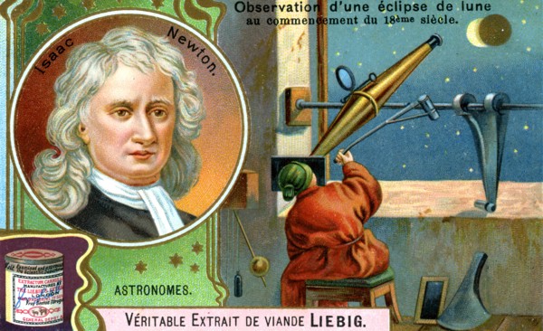 Isaac Newton, English mathematician, astronomer and physicist, (c1900). Artist: Unknown