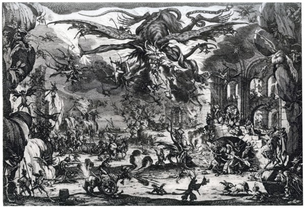 'Tentation de St Antoine', c1615-1635 (1924)Artist: Jacques Callot