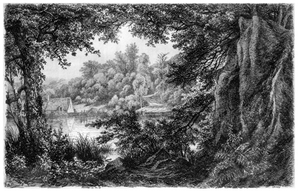'La Chaumiere',  c1825-1885 (1924). Artist: Eugene Blery