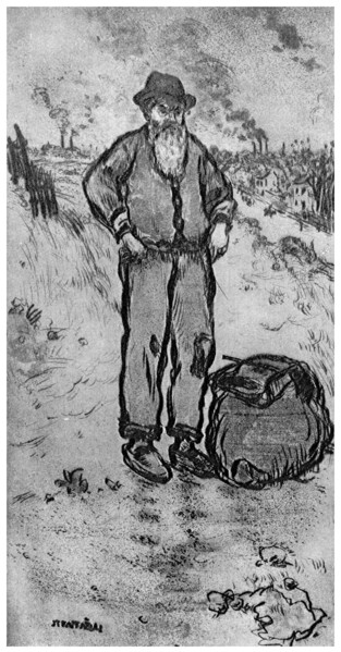 'Le Chemineau', c1870-1920 (1924). Artist: Jean Francois Raffaelli