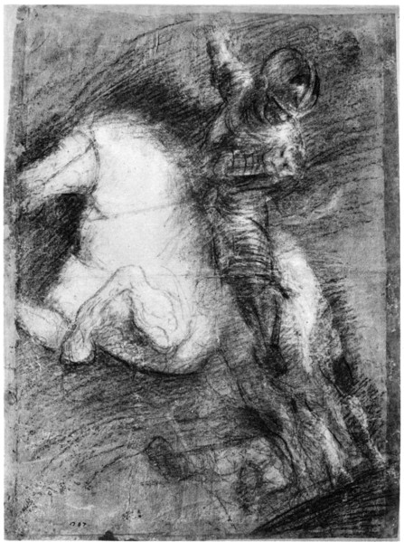 'Horseman for the Battle of Cadore', c1525, (1937). Artist: Titian