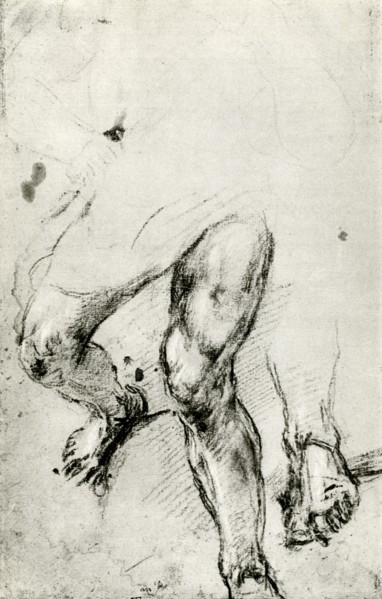 Study for the Martyrdom of St Lawrence in Venice, c1550, (1937). Artist: Titian