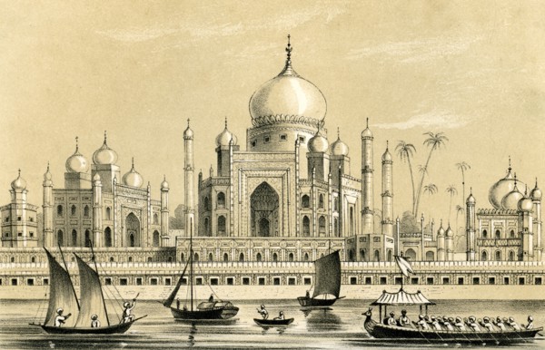 'The tomb of the favourite Sultan of Akbar Khan at Agra', 1847. Artist: Unknown
