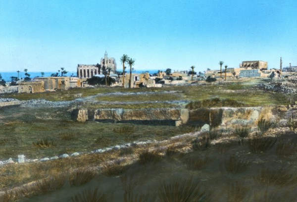 Sea road to the east, old Famagusta, Cyprus. Artist: Unknown