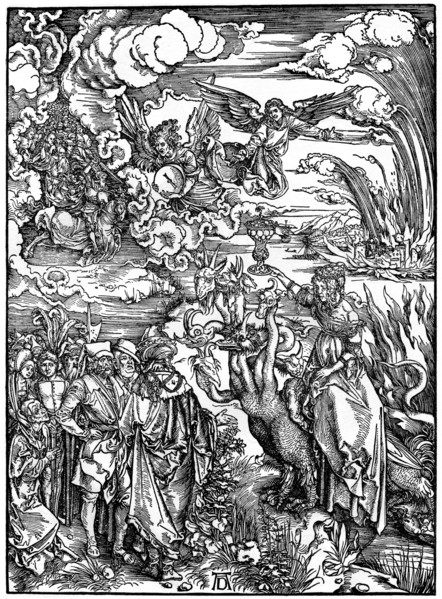 'The Babylonian Whore', 1498, (1936).  Artist: Albrecht Dürer