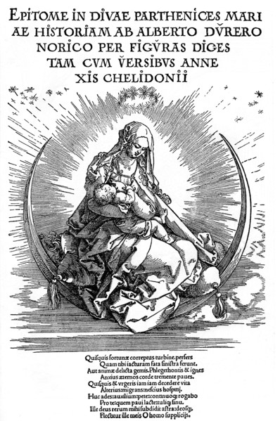 'Madonna as Nursing Mother and Divine Being', 1511, (1936). Artist: Albrecht Dürer