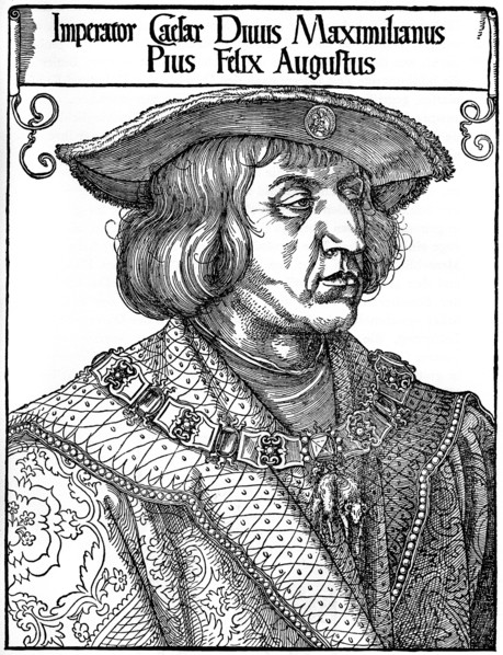 'Emperor Maximilian I', 1519, (1936). Artist: Albrecht Dürer