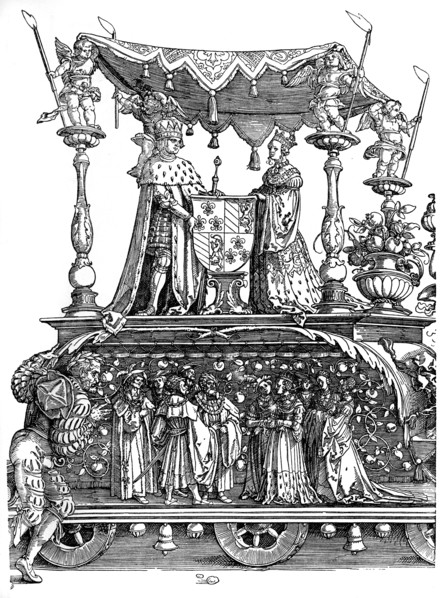 Triumphal Return of Maximilian I, 1515, (1936). Artist: Albrecht Dürer