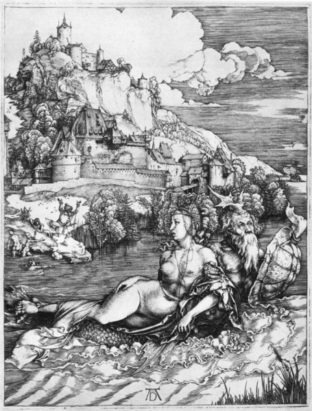 'A sea monster bearing away a princess', 1500, (1936). Artist: Albrecht Dürer