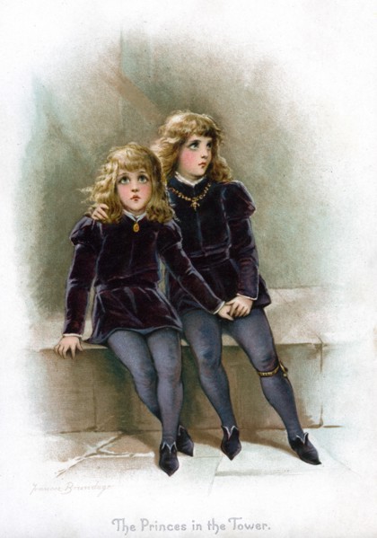 'The Princes in the Tower', 1897.Artist: Frances Brundage