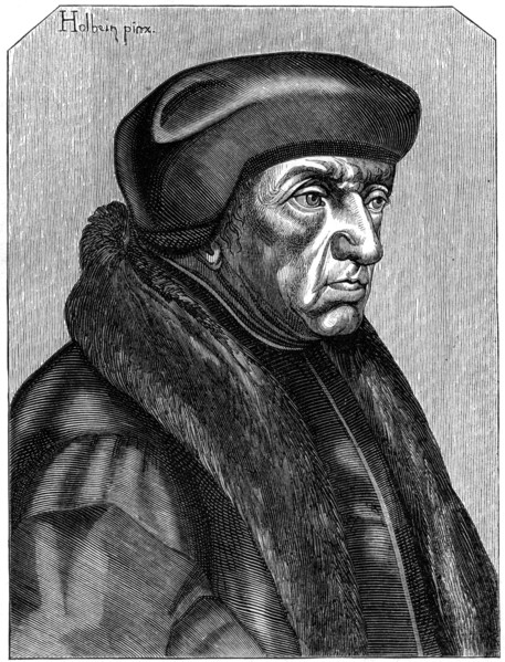 Erasmus (1469-1536), Dutch humanist and theologian, 16th century (1849). Artist: Unknown
