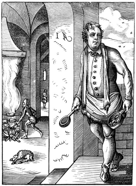 The cook, 16th century (1849).Artist: Jost Amman