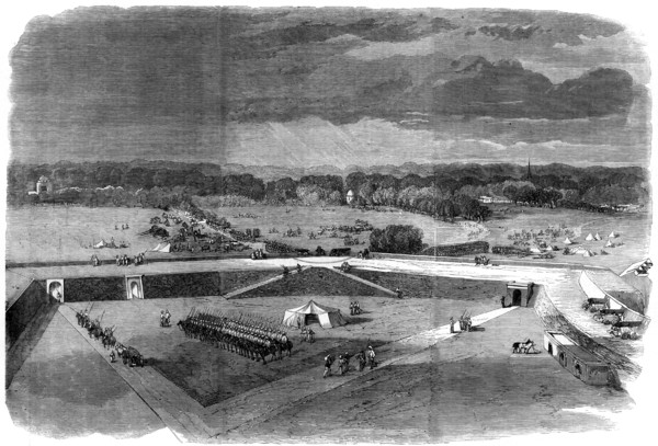 Brigadier-General Havelock leaving the Fortress of Allahabad to recapture Cawnpore, 1857. Artist: Unknown