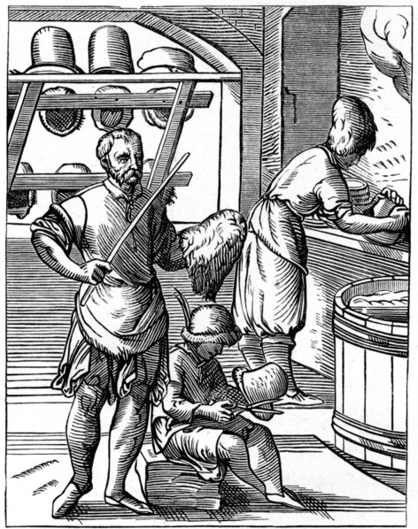 Hatter, 16th century (1849).Artist: Jost Amman