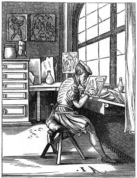 Illuminator, 16th century (1849).Artist: Jost Amman