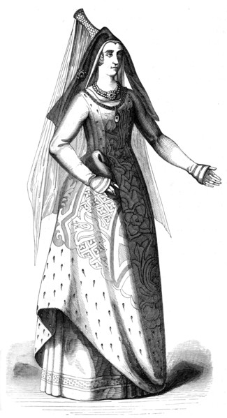 Marie de Bourgogne, daughter of Charles le Temeraire, 16th century (1849). Artist: Unknown