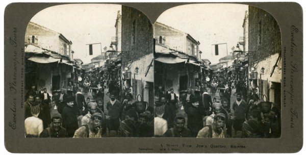 The Jewish quarter, Smyrna, Greece, 1900s.Artist: ME Wright