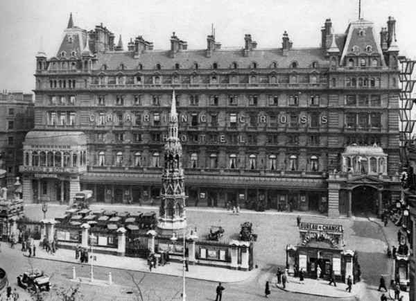 Charing Cross railway station, London, 1926-1927.Artist: McLeish