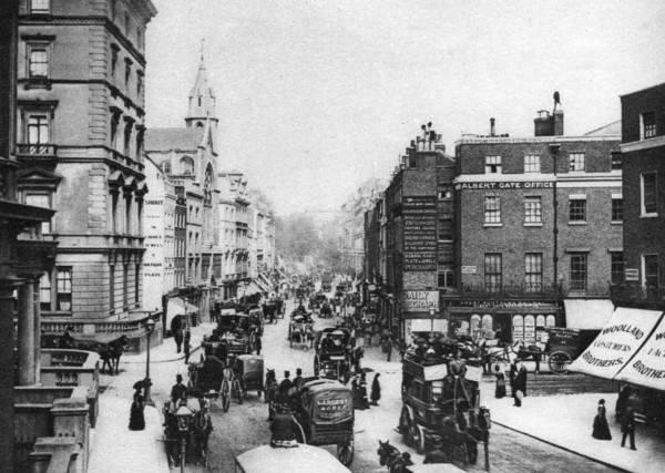 Knightsbridge, London, 1890s (1926-1927). Artist: Unknown