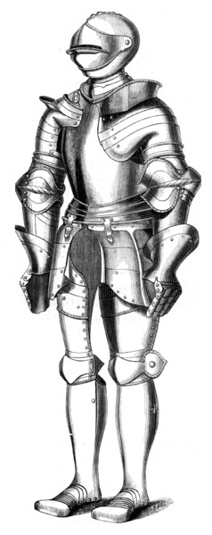 16th century armour, 1849. Artist: Unknown