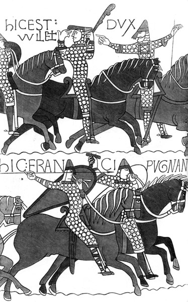 Knights of Duc Guillaume, c1070 (1849). Artist: Unknown