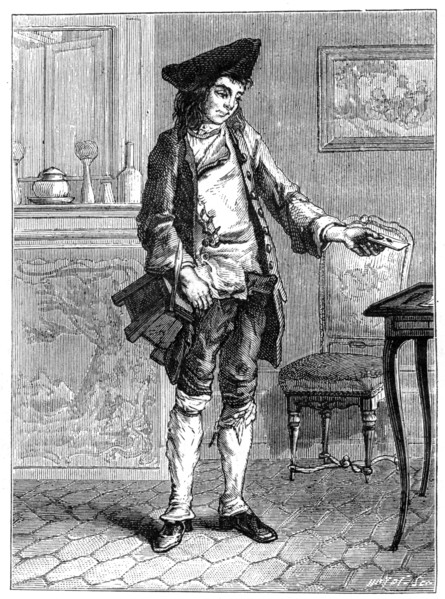 Delivering a letter, 19th century. Artist: Unknown