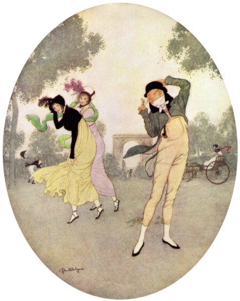 'What do you Think of Young Rouselle?', c1915.Artist: Edmund Dulac