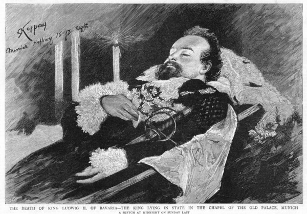 The death of King Ludwig II of Bavaria (1845-1886), 1886. Creator: Unknown.