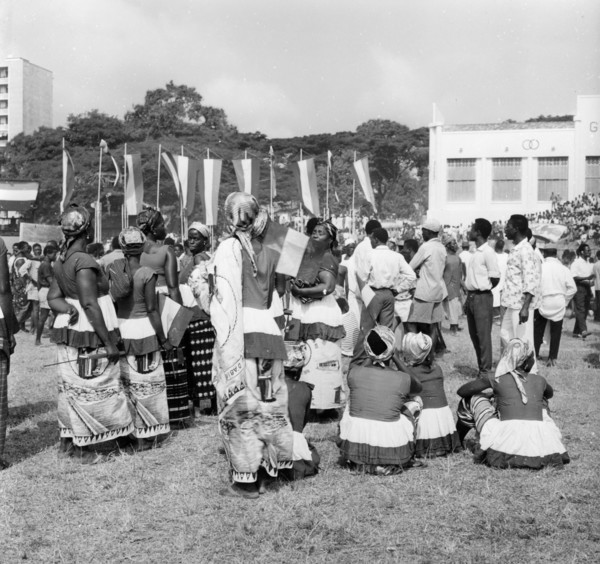 A fete in Algeria, 1957. Artist: Unknown