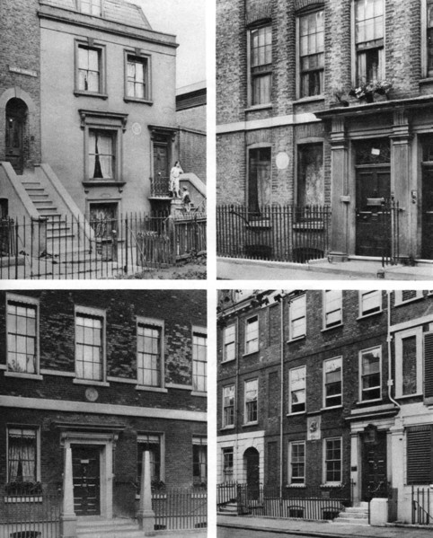 Four London houses of famous men, London, 1926-1927.  TEXT CUT OFFArtist: McLeish