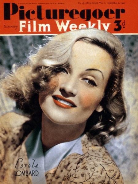 Carole Lombard (1908-1942), American actress, 1940. Artist: Unknown