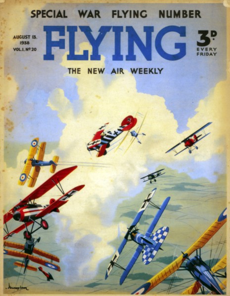 A World War I dogfight (1914-1918), 1938. Artist: Unknown