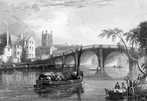 Henley Bridge, Henley-on-Thames, London, 1803. Artist: Unknown