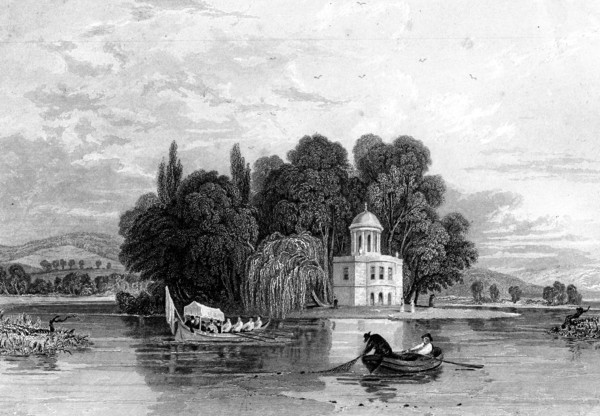 The Island, Henley-on-Thames, Oxfordshire, 1830. Artist: Unknown