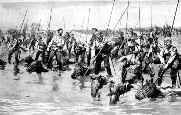 Horsemanship of the Cossacks, First World War, 1914. Artist: Unknown