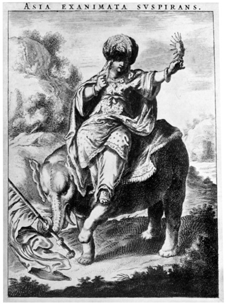 Allegorical view of Asia, early 20th century (1926).Artist: Cornelis de Visscher